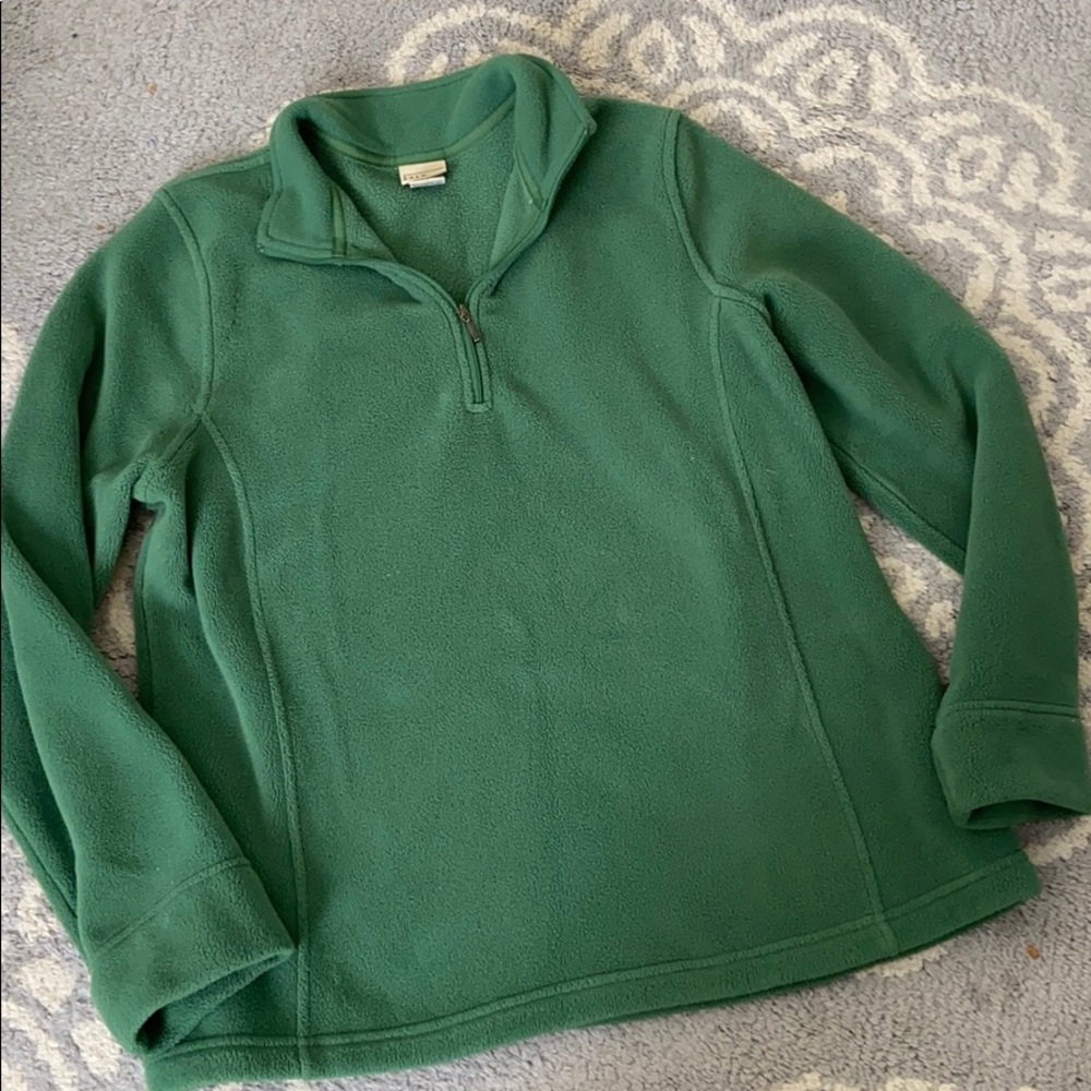 Women’s L.L.Bean cozy fleece zip pullover LARGE